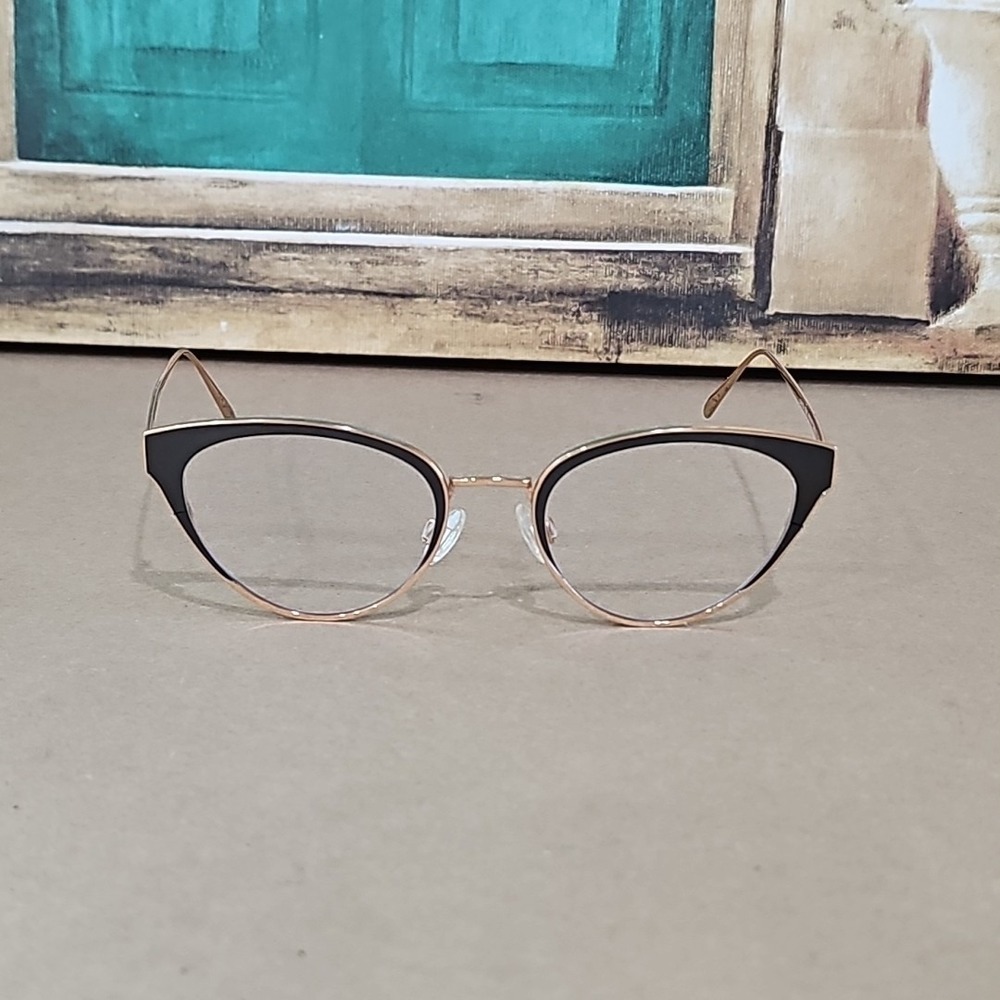 Warby Parker Loretta‎ 3308 Silver Cat Eye Eyeglass Frame 49-20-140